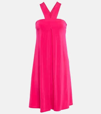 Astro off-shoulder minidress
