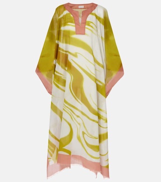Printed cotton kaftan