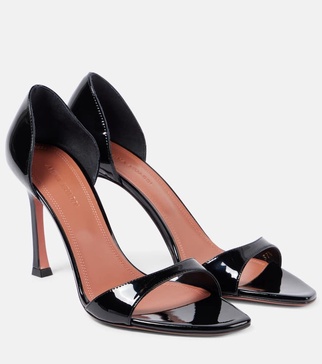 Agnese 95 patent leather sandals