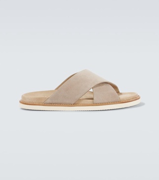 Suede sandals