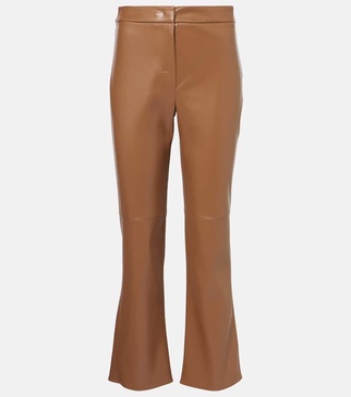 Sublime faux leather flared pants