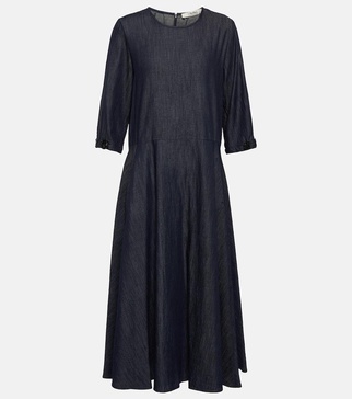 Valery denim midi dress