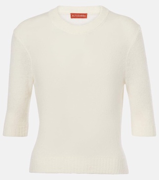 Ty wool and alpaca-blend top