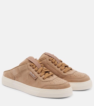 Slides suede sneakers