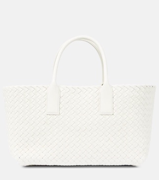 Cabat Small leather tote bag