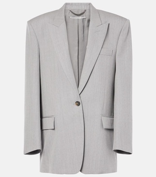 Oversized wool blazer