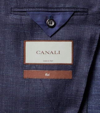 Wool, silk, and linen blazer
