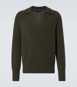 Mr Clifton Gate cashmere polo sweater