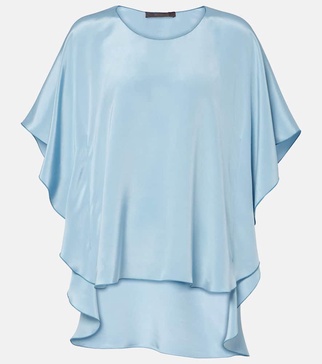 Oronte silk crêpe de chine blouse