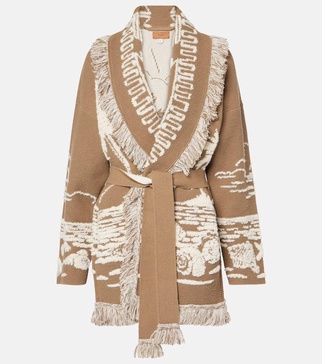 Beyond The Horizons silk-blend cardigan