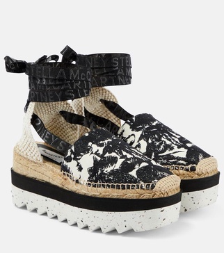 Gaia faux leather espadrille sandals