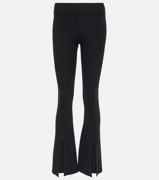 x EmRata Morrison cotton-blend flared pants