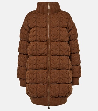 Ovatta wool and cashmere jacket