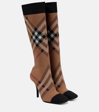 Vintage Check 105 sock boots