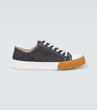Bloc denim sneakers
