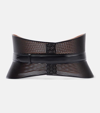 Neo Bustier leather belt