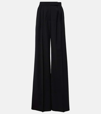 Rimini virgin wool wide-leg pants