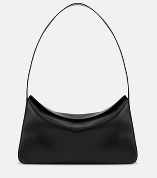 Soft leather shoulder bag