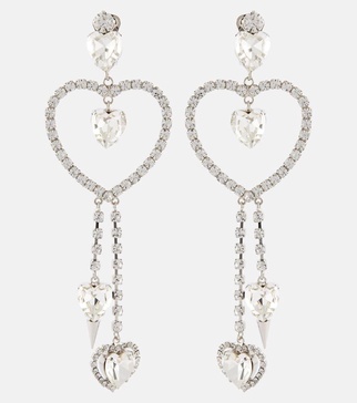 Embellished pendant earrings