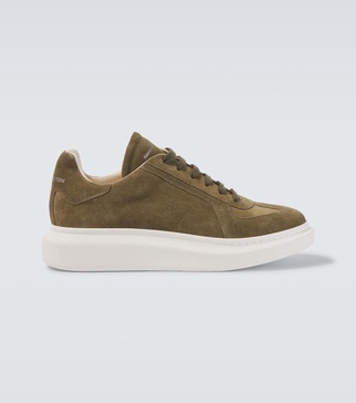 Oversized suede sneakers