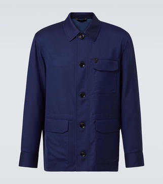 Wool and silk jacket