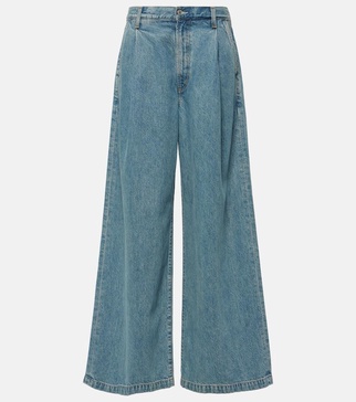 Ellis mid-rise wide-leg jeans