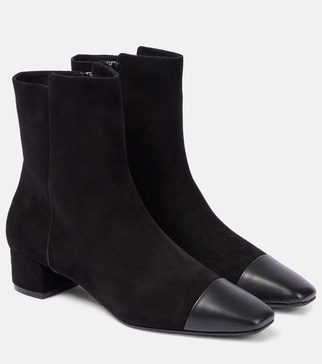 French Flirt suede booties