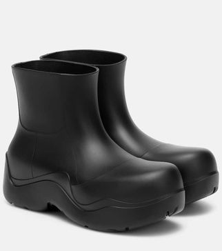 Puddle rubber ankle boots