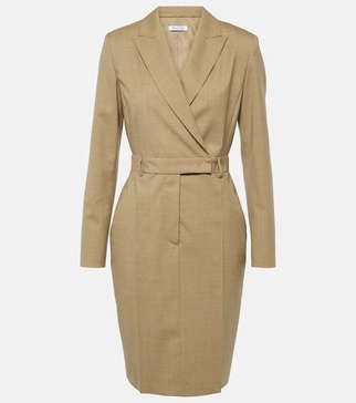 Odessa virgin wool blazer dress
