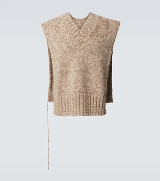 Wool and cotton vest