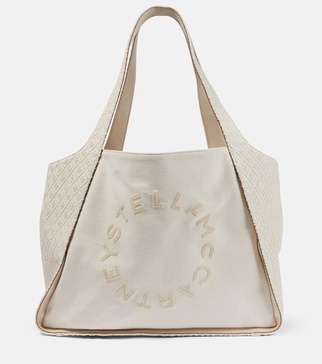 Embroidered tote bag
