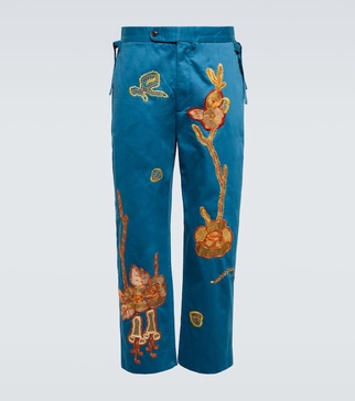 Bell Flower cotton pants