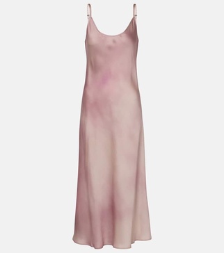 Satin slip dress
