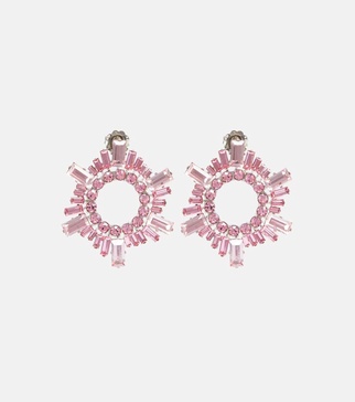 Begum Mini crystal-embellished earrings