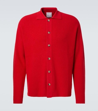 Cotton and cashmere cardigan