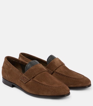 Monili suede loafers