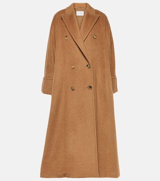 Caronte oversized camel wool coat 