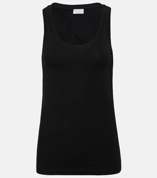 Cotton-blend tank top