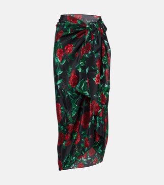 Maya floral beach cover-up