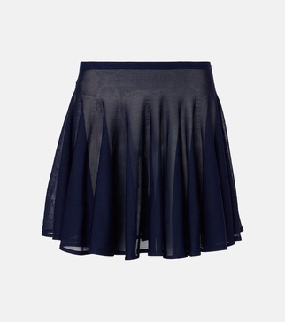 Knitted miniskirt