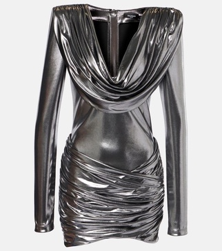 Draped minidress