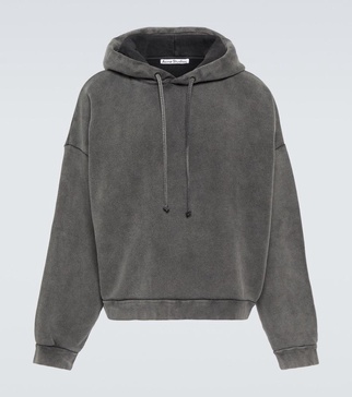 Faded cotton hoodie