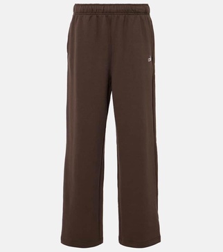 Accolade cotton-blend jersey sweatpants