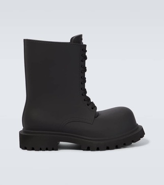 Balenciaga Men Bottle Green Eva Steroid Boots