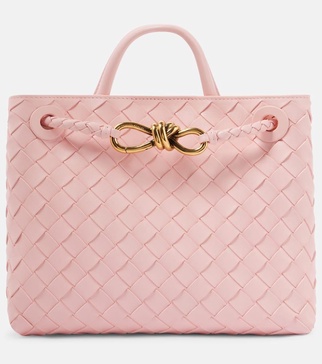 Andiamo Intrecciato Small leather tote bag