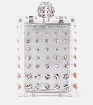 Tequila Mini crystal-embellished clutch