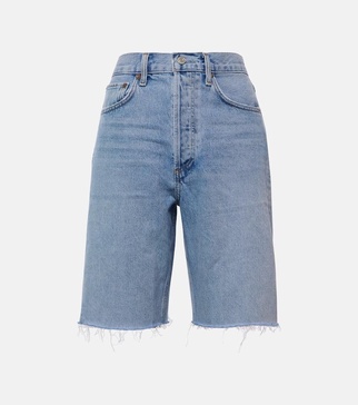 90's mid-rise denim shorts