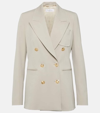 Reale wool gabardine blazer
