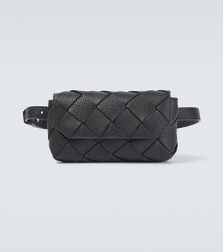 Diago Intreccio leather belt bag