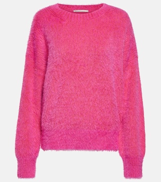 Fluffy knit sweater